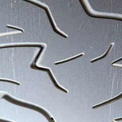 Weathered Tire Tread – Faded Rubber Surface with Dust and Cracks, Ultra Close-Up