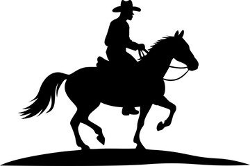 cowboy riding into sunset   classic western vibe (1).eps