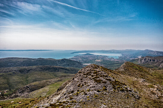 City of Split from the Mosor Mountain