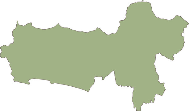 Central Java Map Icon Indonesia