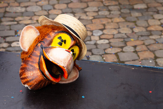 Basel carnival 2025. Colorful mask