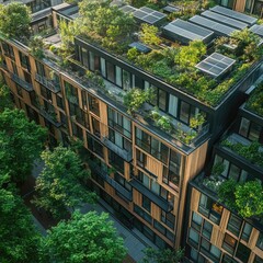 Naklejka premium Carbon-Free Urban Heat Solutions - Developing urban heat solutions that are carbon-free, reducing environmental impact in cities.