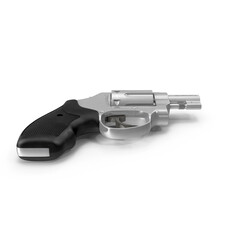 Revolver Gun isolated on transparent background