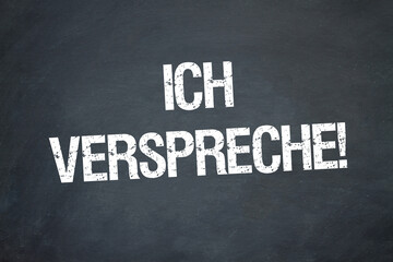 Obraz premium Ich verspreche! 