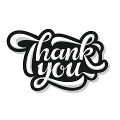 Playful Cursive Thank You Design for Modern Aesthetics