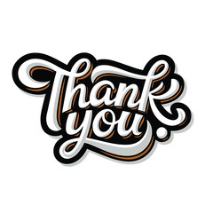Playful Cursive Thank You Design for Modern Aesthetics