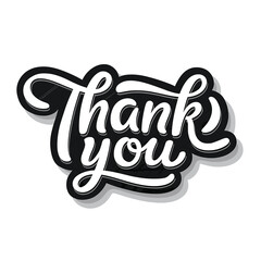 Playful Cursive Thank You Design for Modern Aesthetics