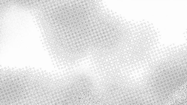 Monochromatic Dither Gradient Background with Grainy Noise Creating Textured Retro Digital Aesthetic