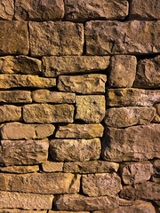 brick and stone wall, fortress wall texture, stone background
