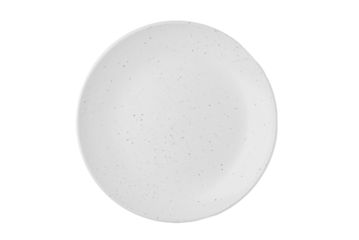 An empty plate on a isolated on transparent background