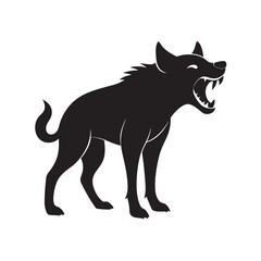 Laughing Hyena In Classic Standing Pose