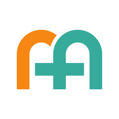 Obraz premium Modern style Letter M logo design