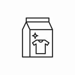 laundry detergent icon sign vector
