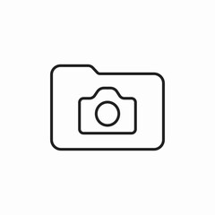 photo folder icon sign vector