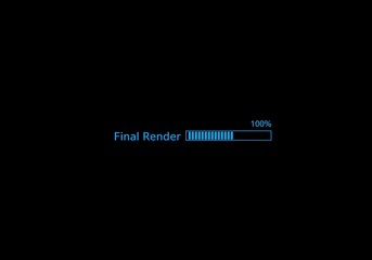Final Render Progress Bar 100
