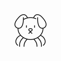 teddy bear icon sign vector