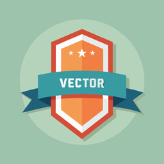 a flat design style vector