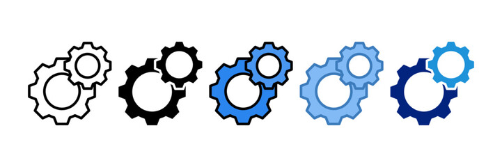 Configuration Icon Element For Design