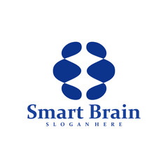Brain logo design concept vector. Brain Care Logo Design Template. Creative Symbol. Icon