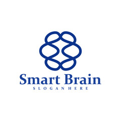 Brain logo design concept vector. Brain Care Logo Design Template. Creative Symbol. Icon