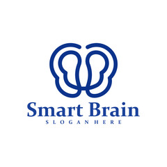 Brain logo design concept vector. Brain Care Logo Design Template. Creative Symbol. Icon