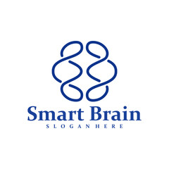 Brain logo design concept vector. Brain Care Logo Design Template. Creative Symbol. Icon