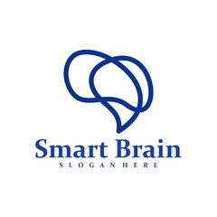 Brain logo design concept vector. Brain Care Logo Design Template. Creative Symbol. Icon