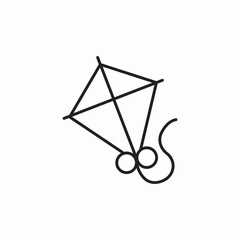 air kite fun icon sign vector