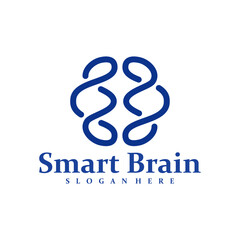 Brain logo design concept vector. Brain Care Logo Design Template. Creative Symbol. Icon