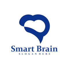Brain logo design concept vector. Brain Care Logo Design Template. Creative Symbol. Icon