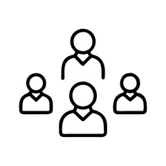 People Human Person Thin Line Icon
