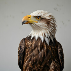 Obraz premium Eagle on white background