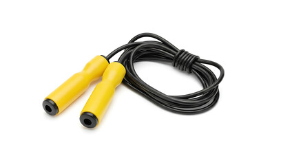 Yellow Jump Rope for Fitness and Exercise