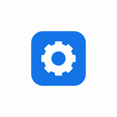 gear tool icon sign vector