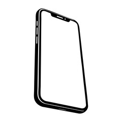 Smart Phone Vector on white background