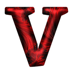 red letter v