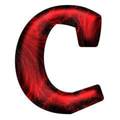 3d letter c
