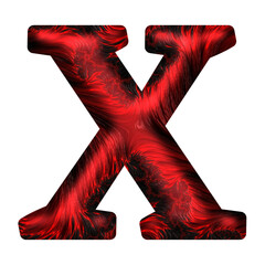 red letter x