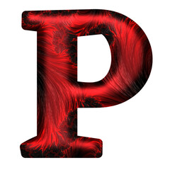3d letter p