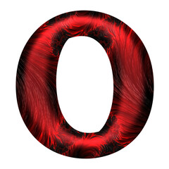 red letter o