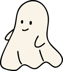 cartoon happy halloween fun illustration spooky slogan t-shirt decoration 