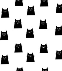 Kotek na baner – ilustracja wektorowa © Laura