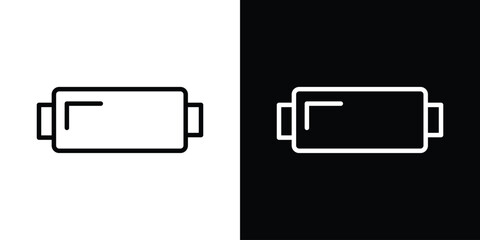 AR headset icon. Simple element illustration. outline and flat symbol design