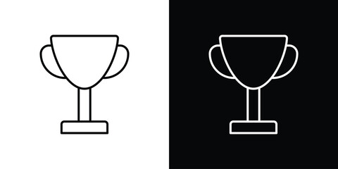 Award icon. Simple element illustration. outline and flat symbol design