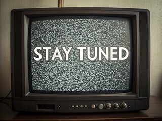 Stay Tuned Banner – Futuristic Teaser Design with Bold Modern Typography	
