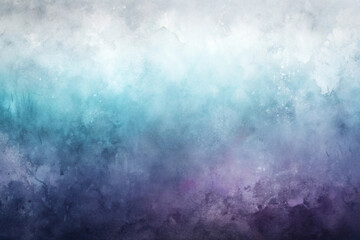 Fototapeta premium Watercolor bleeds mimicking mist; hints of shimmer