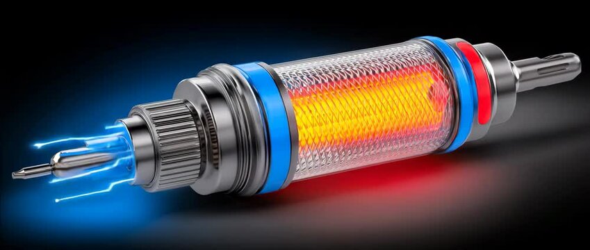 Biotech device concept smart micro filter animation with futuristic smart micro filter motion and smart micro filter technology design