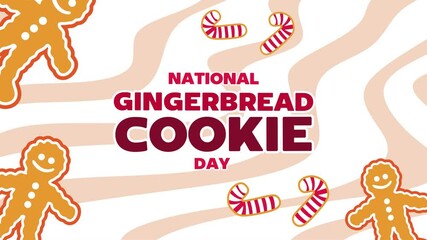 national gingerbread cookie day with delicious gingerbread cookies