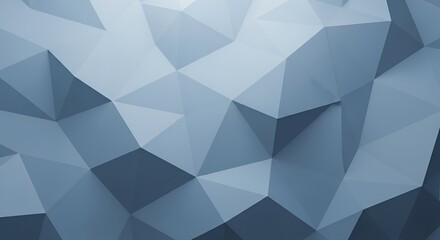 Fototapeta premium Abstract Low Poly Background with Geometric Shapes and Subtle Gray Color