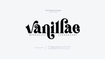 Minimal luxury font alphabet logo. Typography beauty fashion elegant minimalist serif italic fonts decorative wedding vintage retro logos. vector illustration